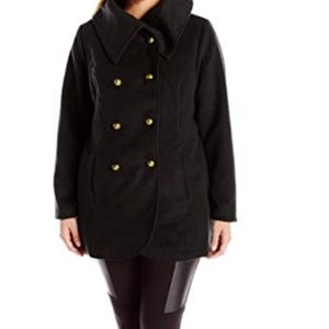 Maxwell Women's Double Breasted Military Button Bi